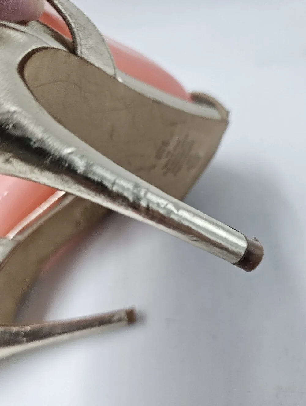 Steve Madden Ritter Gold Rhinestone Stiletto Sandals Women's 9.5M 4.5
